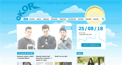 Desktop Screenshot of festivalokor.cz